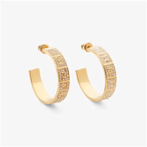 hoop fendi|women's fendi earrings.